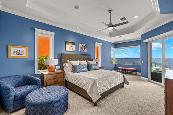 Bedroom, Interior, Recessed Lighting, Water