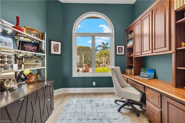 Home Office, Interior, Wood Texture Flooring