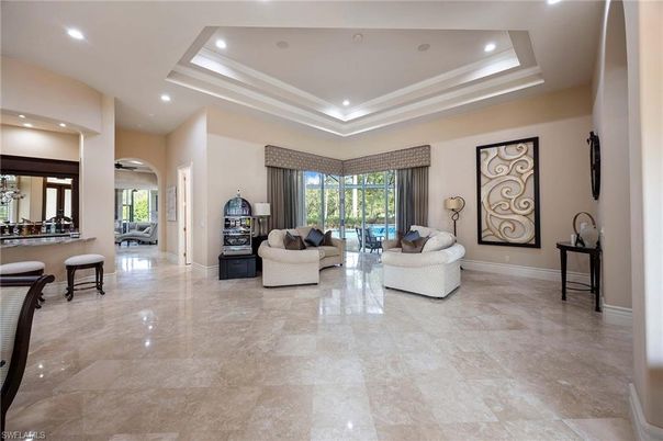 Interior, Living room, Recessed Lighting