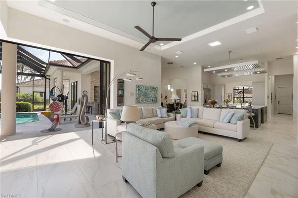 Interior, Living room, Marble, Recessed Lighting