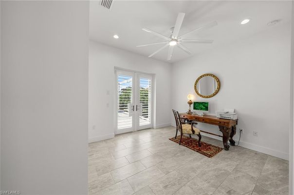 Home Office, Interior, Recessed Lighting
