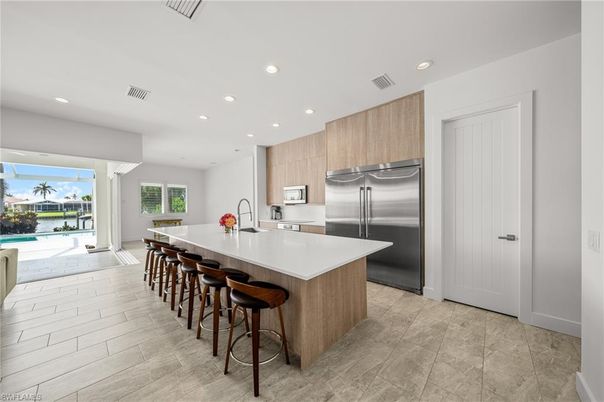 Interior, Kitchen, Recessed Lighting, Stainless Steel Appliances