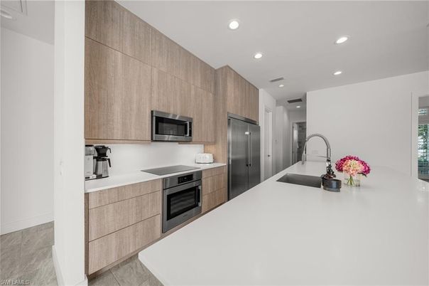 Interior, Kitchen, Recessed Lighting, Stainless Steel Appliances