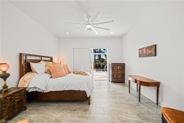 Bedroom, Interior, Recessed Lighting