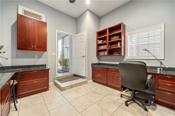 Home Office, Interior, Recessed Lighting