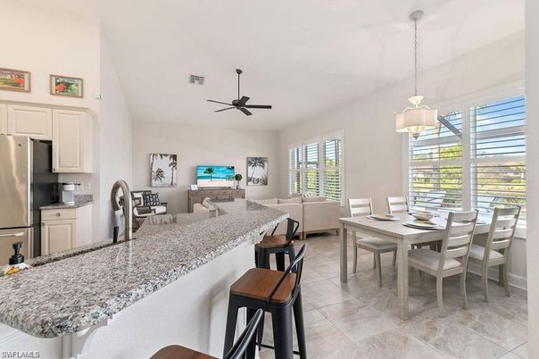 Dining room, Interior, Kitchen, Living room, Pendant Lights