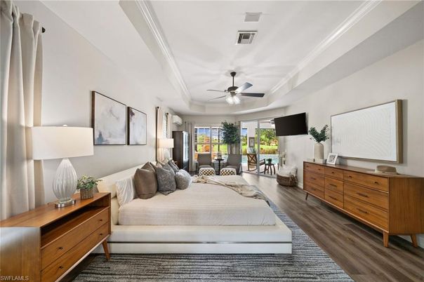 Bedroom, Interior, Wood Texture Flooring