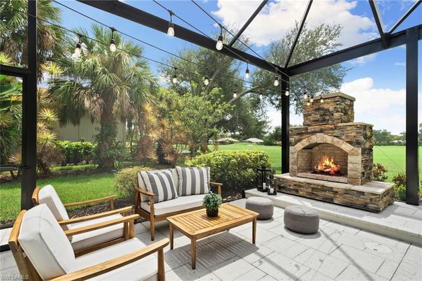 Fireplace, Glass Ceilings, Interior, Sun Room