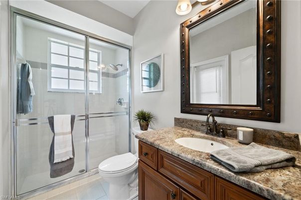 Bathroom, Glass Shower, Interior