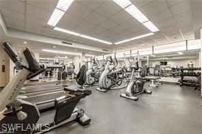 Fitness Equipment, Gym, Interior, Recessed Lighting