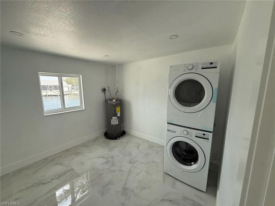 Interior, Marble, Recessed Lighting, Utility Closets, Washer