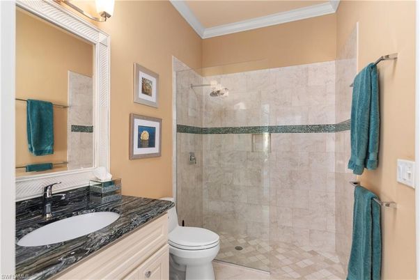 Bathroom, Glass Shower, Interior