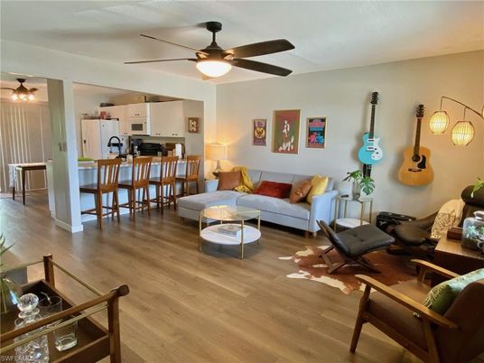 Interior, Kitchen, Living room, Wood Texture Flooring