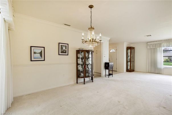 Chandelier, Empty room, Interior