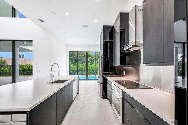 Interior, Kitchen, Recessed Lighting, Stainless Steel Appliances