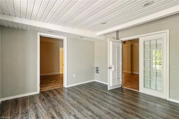 Empty room, Interior, Wood Texture Flooring