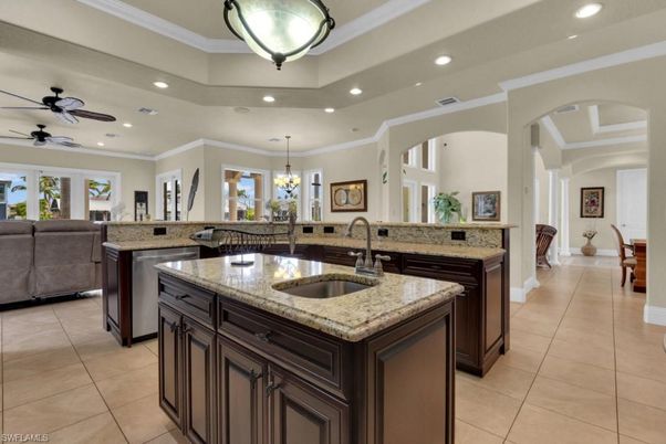Chandelier, Interior, Kitchen, Living room, Recessed Lighting