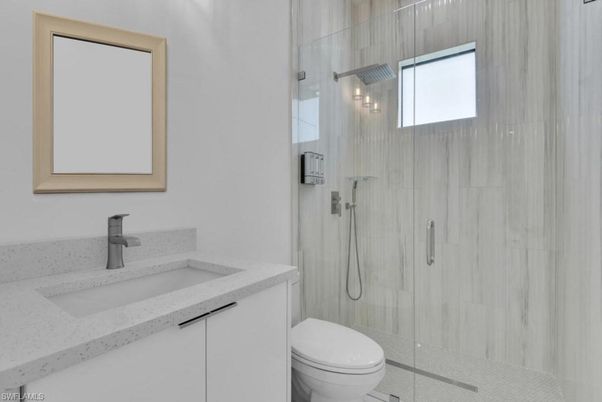 Bathroom, Glass Shower, Interior