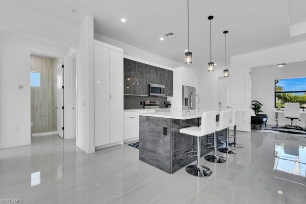 Interior, Kitchen, Pendant Lights, Recessed Lighting
