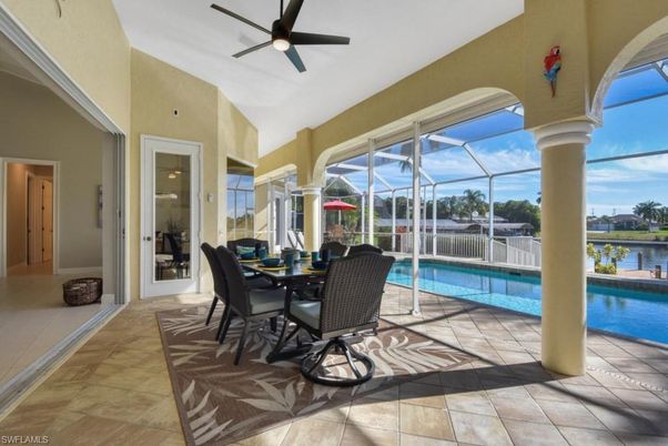 Dining room, Glass Ceilings, Interior, Pool, Sun Room, Water