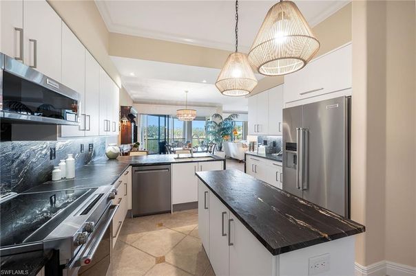 Interior, Kitchen, Pendant Lights, Stainless Steel Appliances