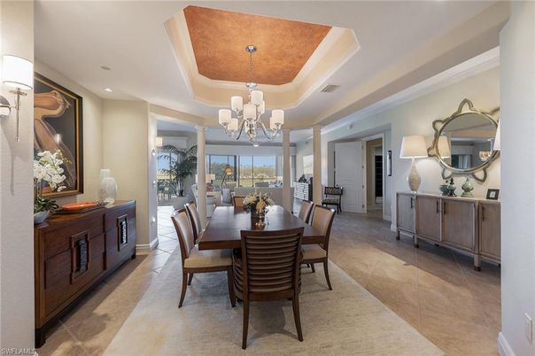 Chandelier, Dining room, Interior, Recessed Lighting