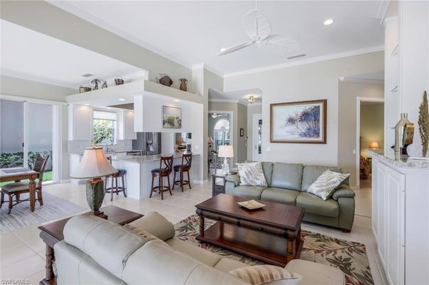 Dining room, Interior, Kitchen, Living room, Recessed Lighting