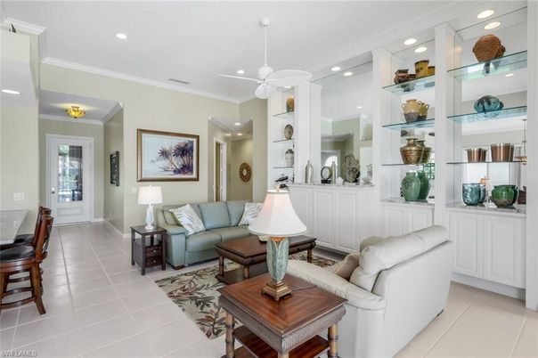 Interior, Living room, Recessed Lighting