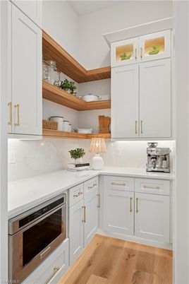 Interior, Kitchen, Wood Texture Flooring