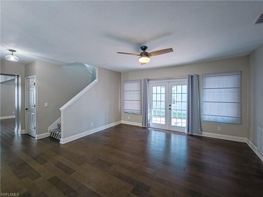 Empty room, Interior, Wood Texture Flooring