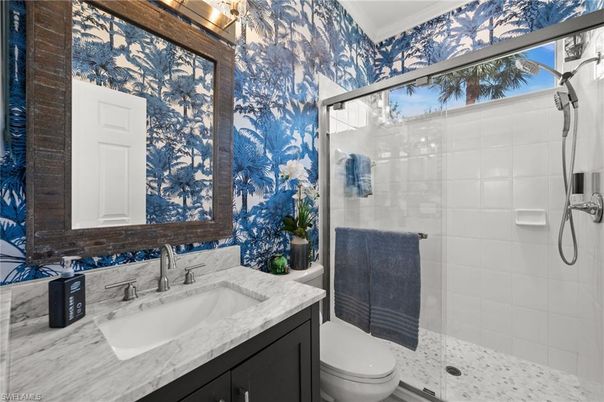 Bathroom, Glass Shower, Interior