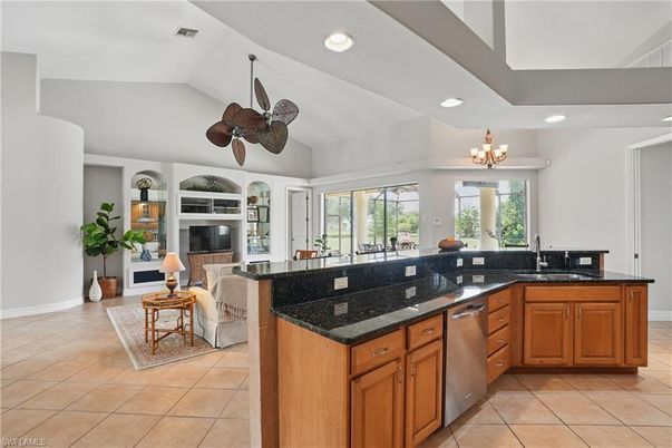 Chandelier, Interior, Kitchen, Living room, Recessed Lighting