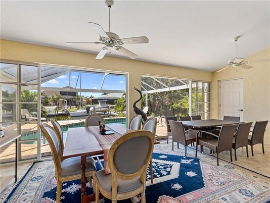 Dining room, Interior, Pool, Sun Room