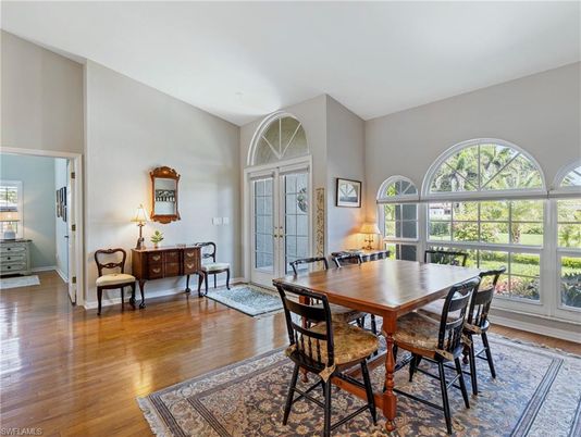 Dining room, Interior, Wood Texture Flooring