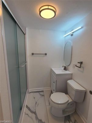 Bathroom, Glass Shower, Interior, Marble