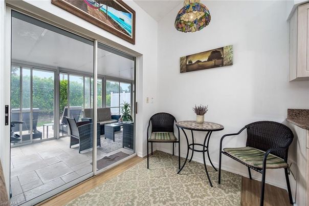 Interior, Sun Room, Wood Texture Flooring