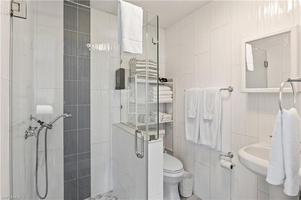 Bathroom, Glass Shower, Interior