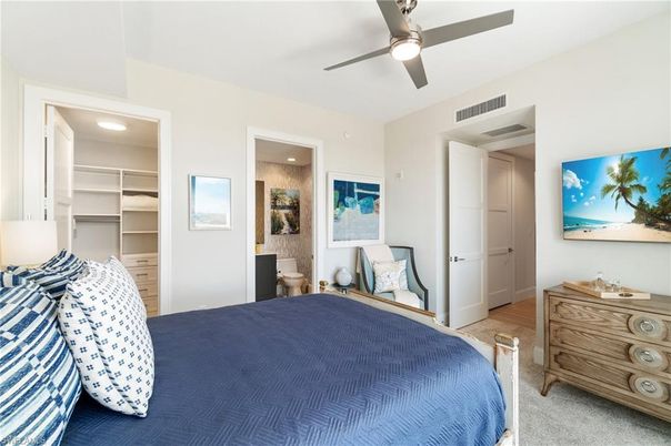 Bedroom, Interior, Recessed Lighting