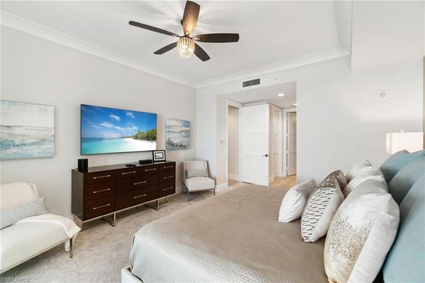 Bedroom, Interior, Recessed Lighting