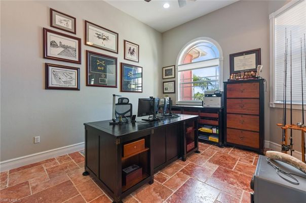 Home Office, Interior, Recessed Lighting
