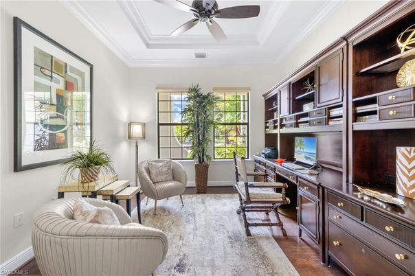 Home Office, Interior, Wood Texture Flooring