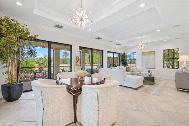 Dining room, Interior, Living room, Pendant Lights, Recessed Lighting