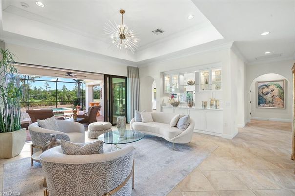 Interior, Living room, Pendant Lights, Recessed Lighting