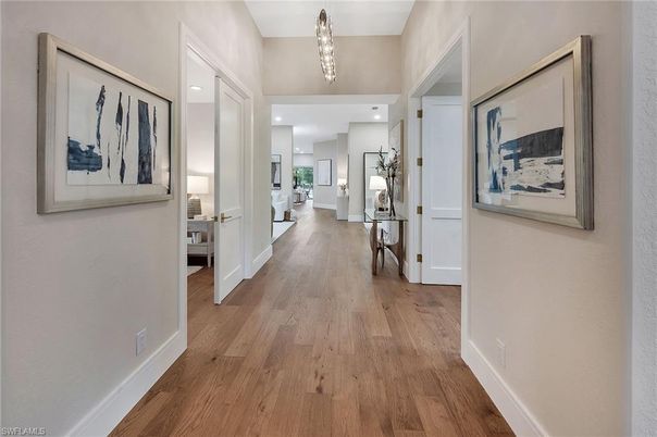 Chandelier, Interior, Recessed Lighting, Wood Texture Flooring