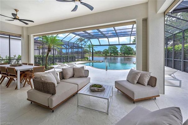 Dining room, Glass Ceilings, Interior, Living room, Pool, Sun Room, Water