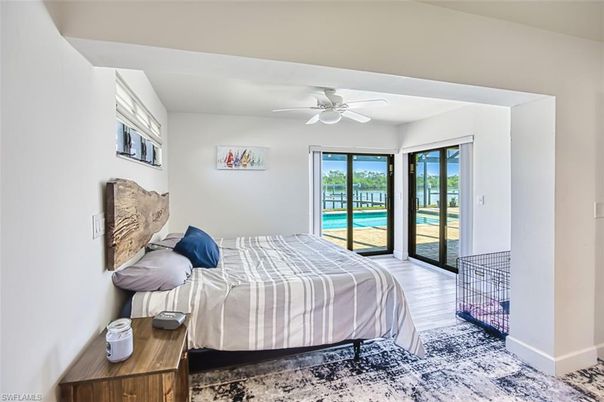 Bedroom, Interior, Water, Wood Texture Flooring