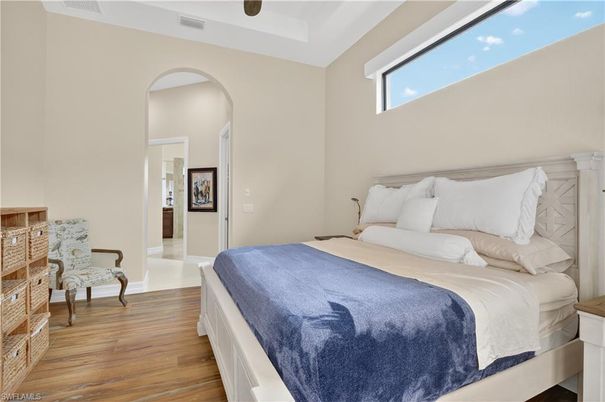 Bedroom, Interior, Wood Texture Flooring