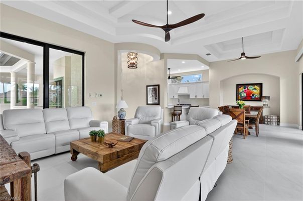 Dining room, Interior, Living room, Recessed Lighting