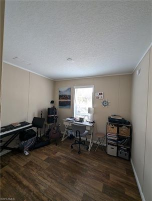 Fitness Equipment, Home Office, Interior, Wood Texture Flooring