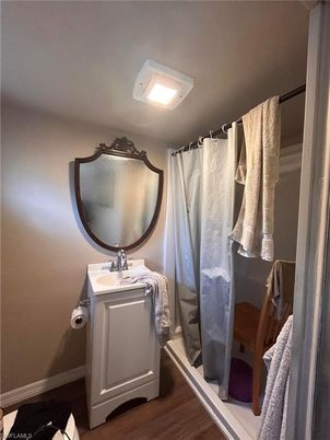 Bathroom, Interior, Wood Texture Flooring